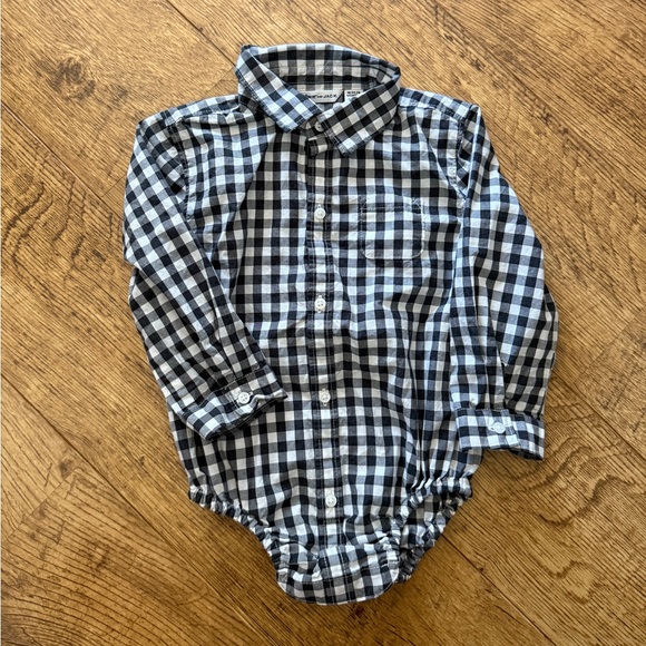 Janie and Jack Bundle 4 Long Sleeve Shirts 18-24 months Baby Boy Lot Linen Plaid - Picture 9 of 11